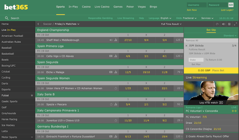 Bet365 Sportsbook