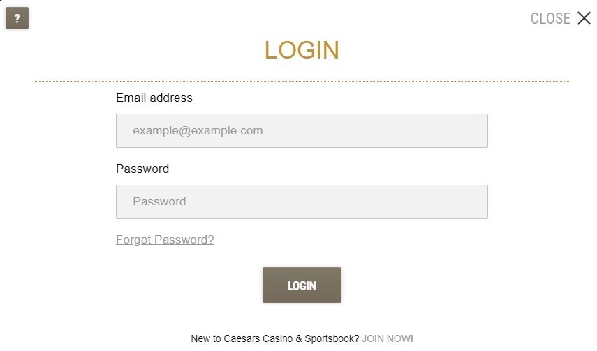 Caesars Casino Log In