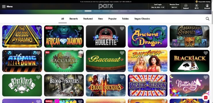 Parx online casino