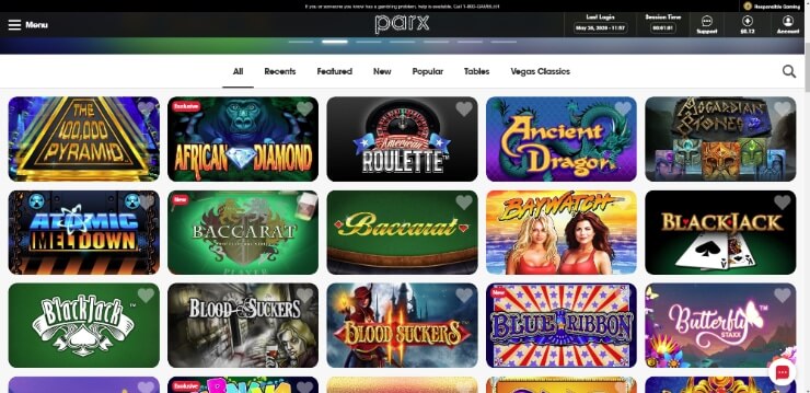 can you make two parx casinos online accounts