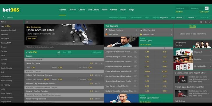 Bet365 Sportsbook