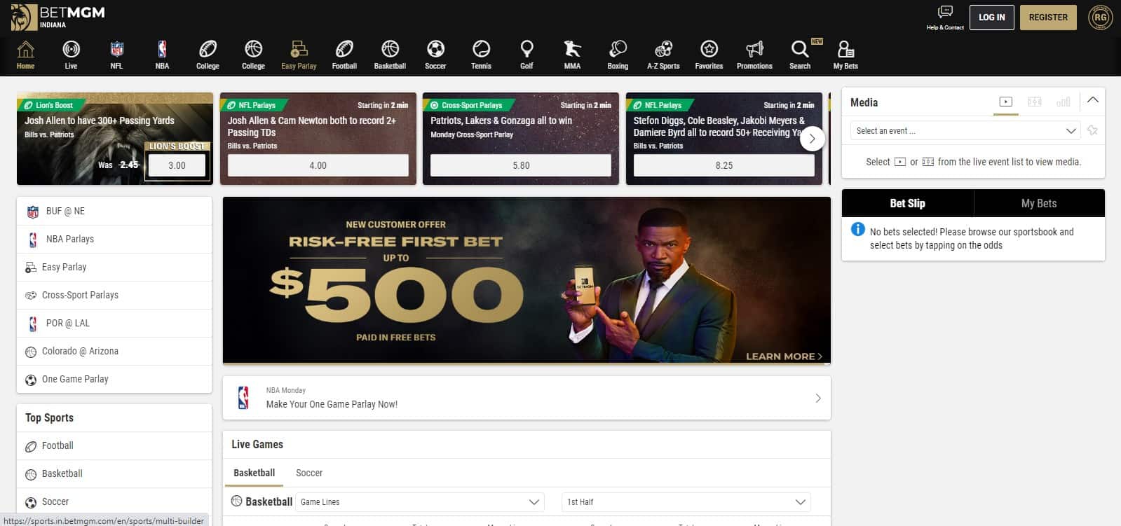 sportbook that casinos use live online