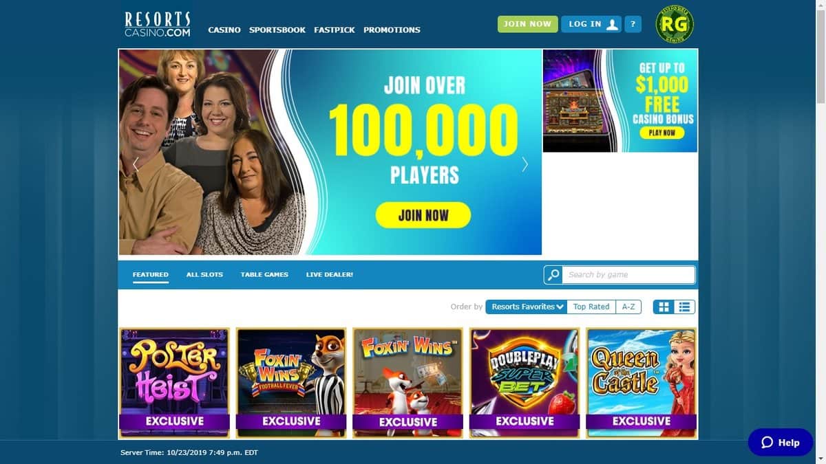 Resorts Online Casino download the last version for mac