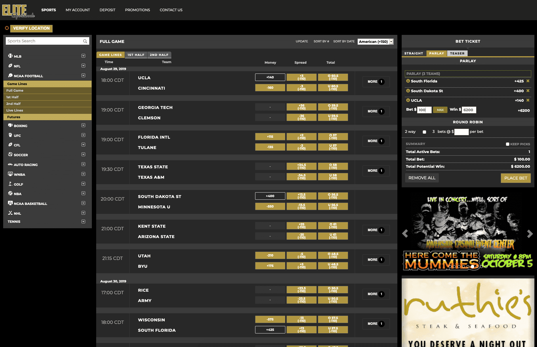 Elite Sportsbook