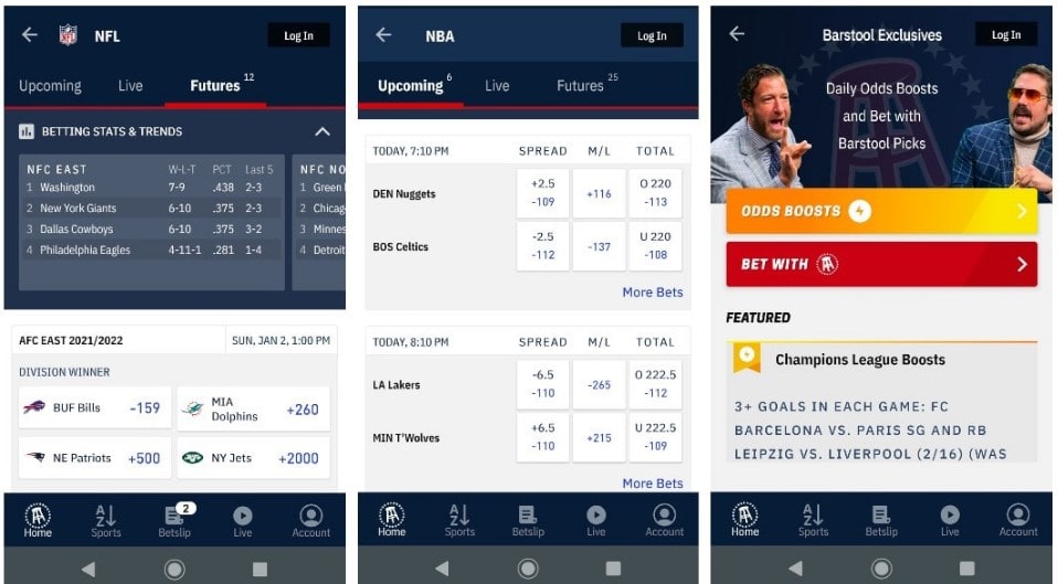 Barstool Sportsbook Mobile